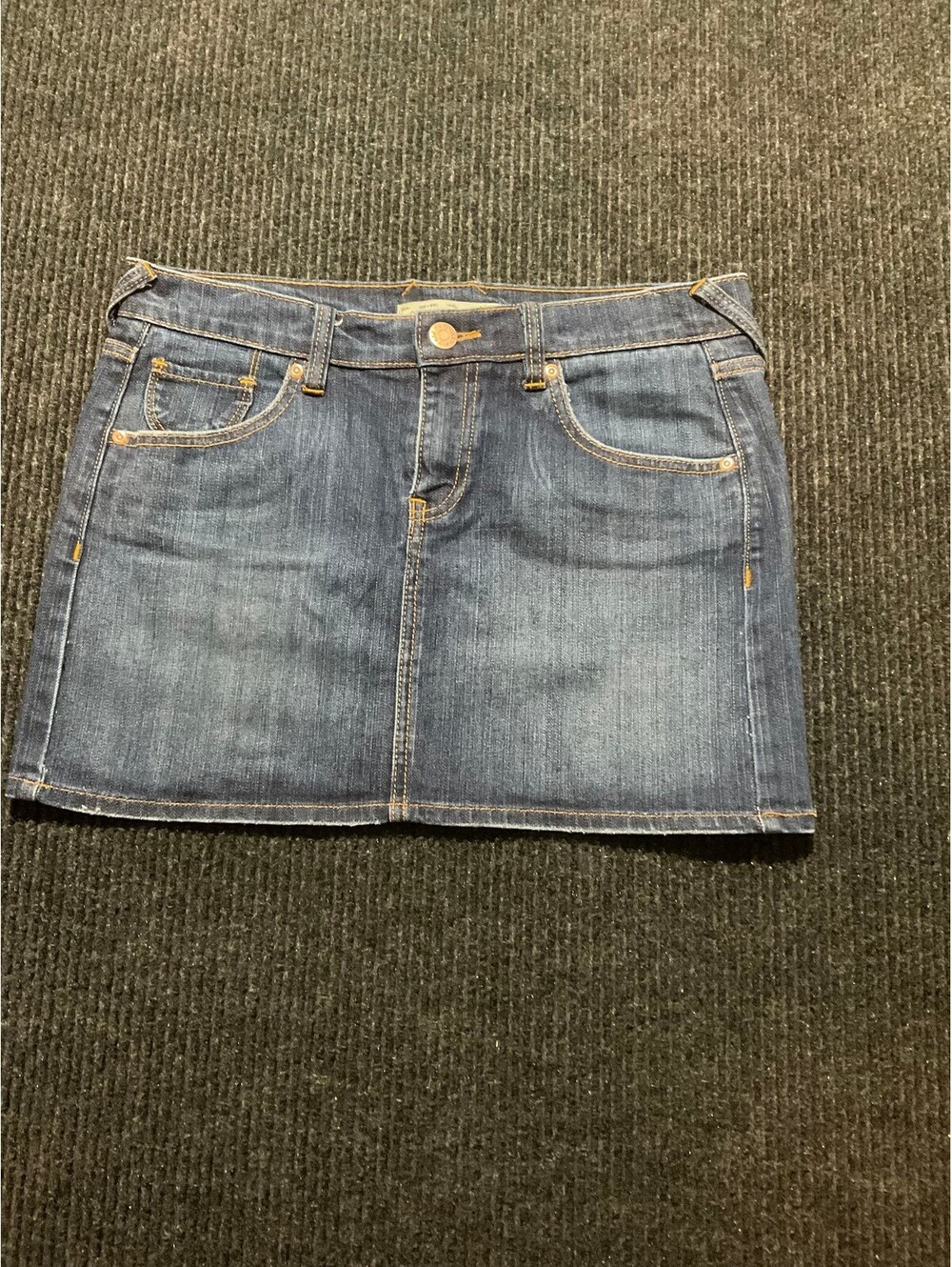 Old Navy Women's Blue Jean Mini Skirt Dark Wash Size 6